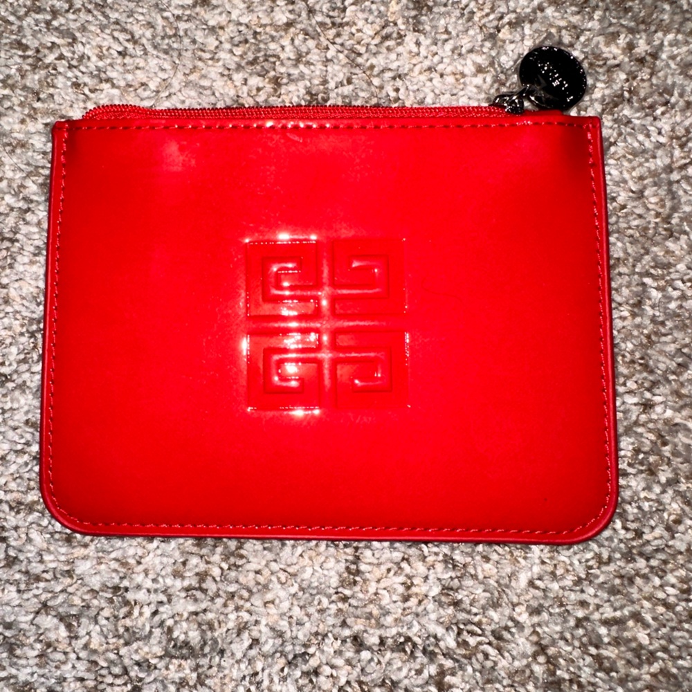 Givenchy Red Zip Pouch